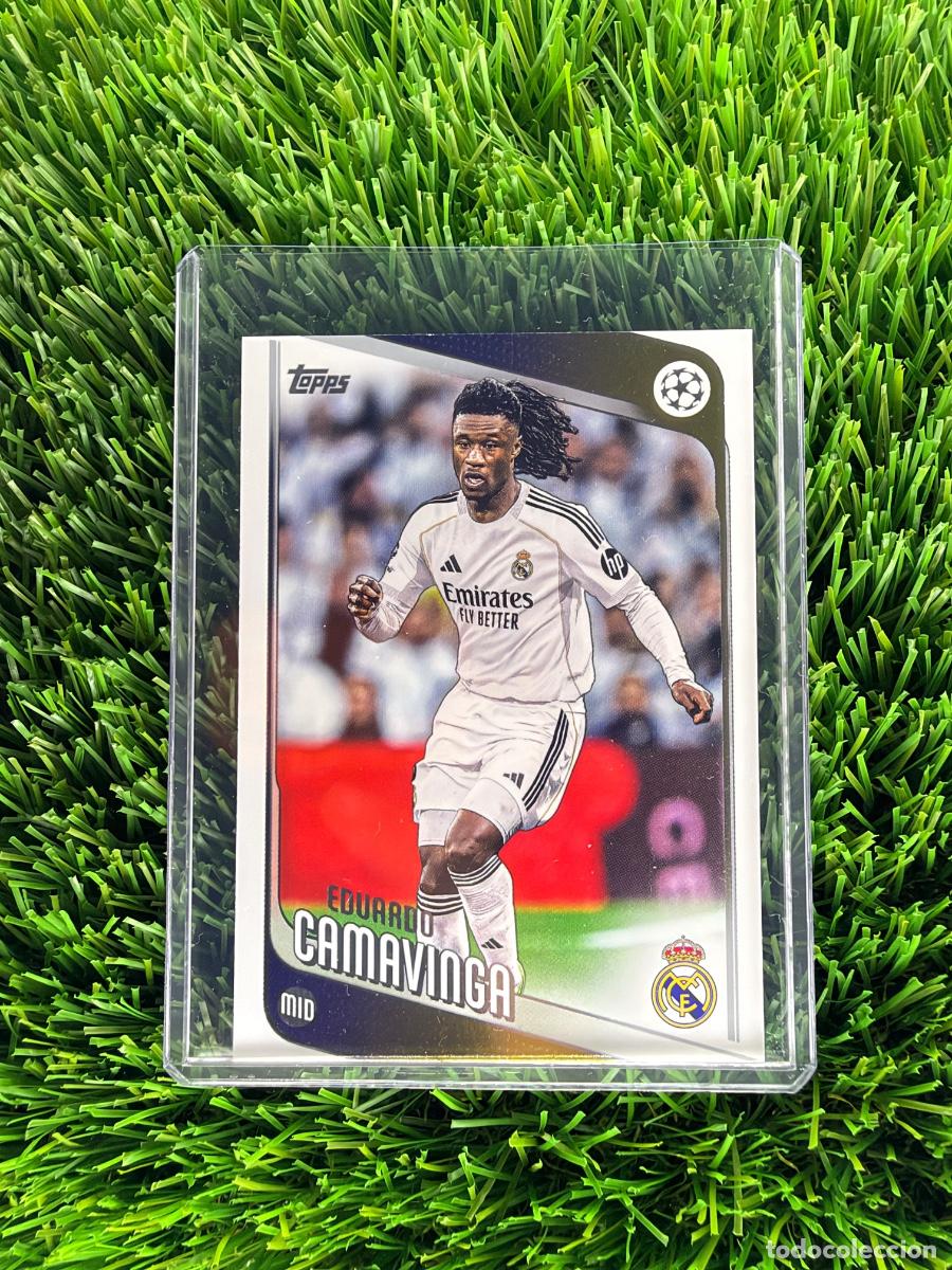 Cromos de f&uacute;tbol: N&ordm; 31 Eduardo Camavinga Real Madrid CF Topps UEFA Clubs Competitions 25 26