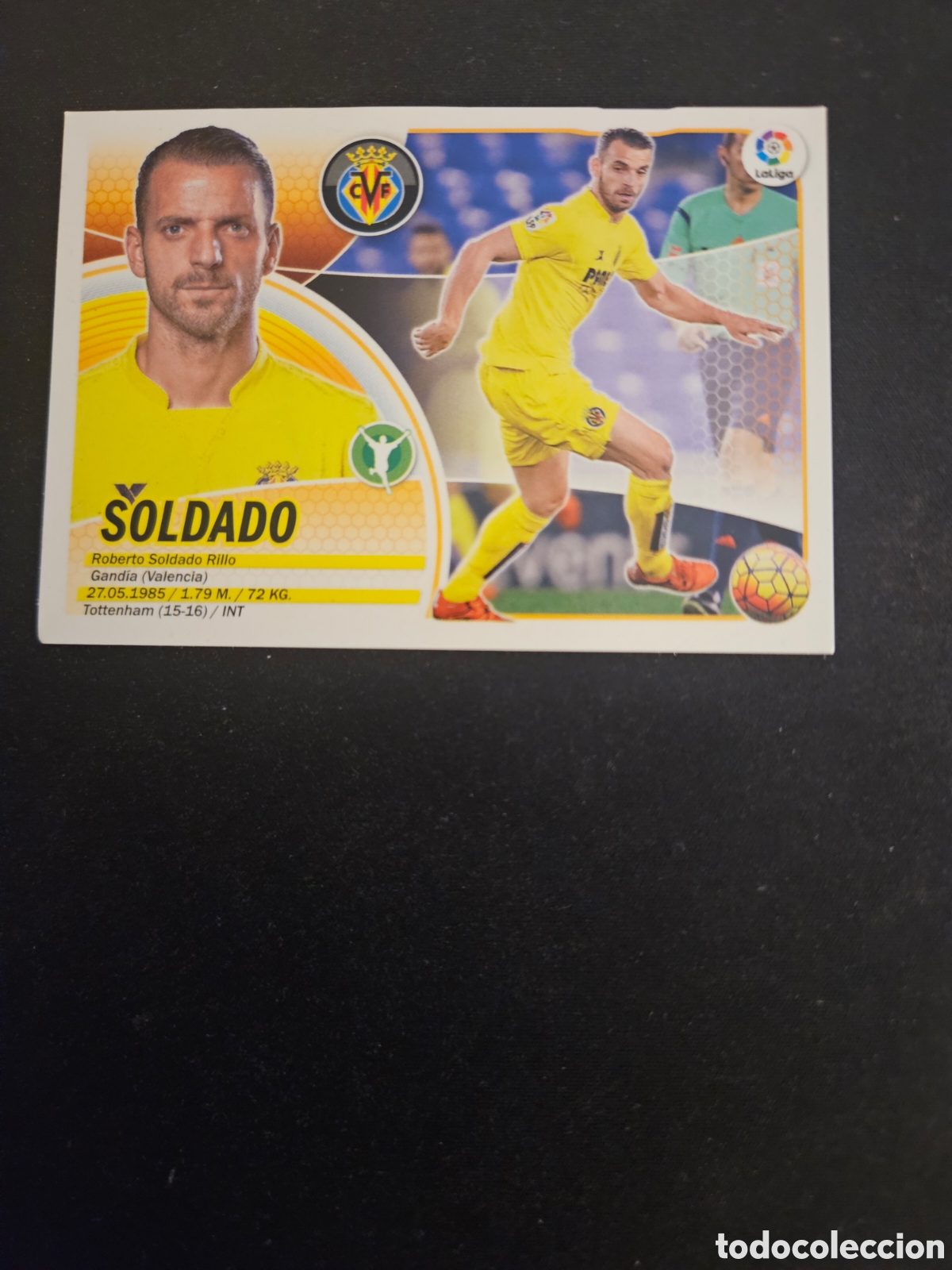 Cromos de f&uacute;tbol: SOLDADO N&ordm; 16 VILLARREAL CF &ndash; LIGA ESTE 2016-17 PANINI