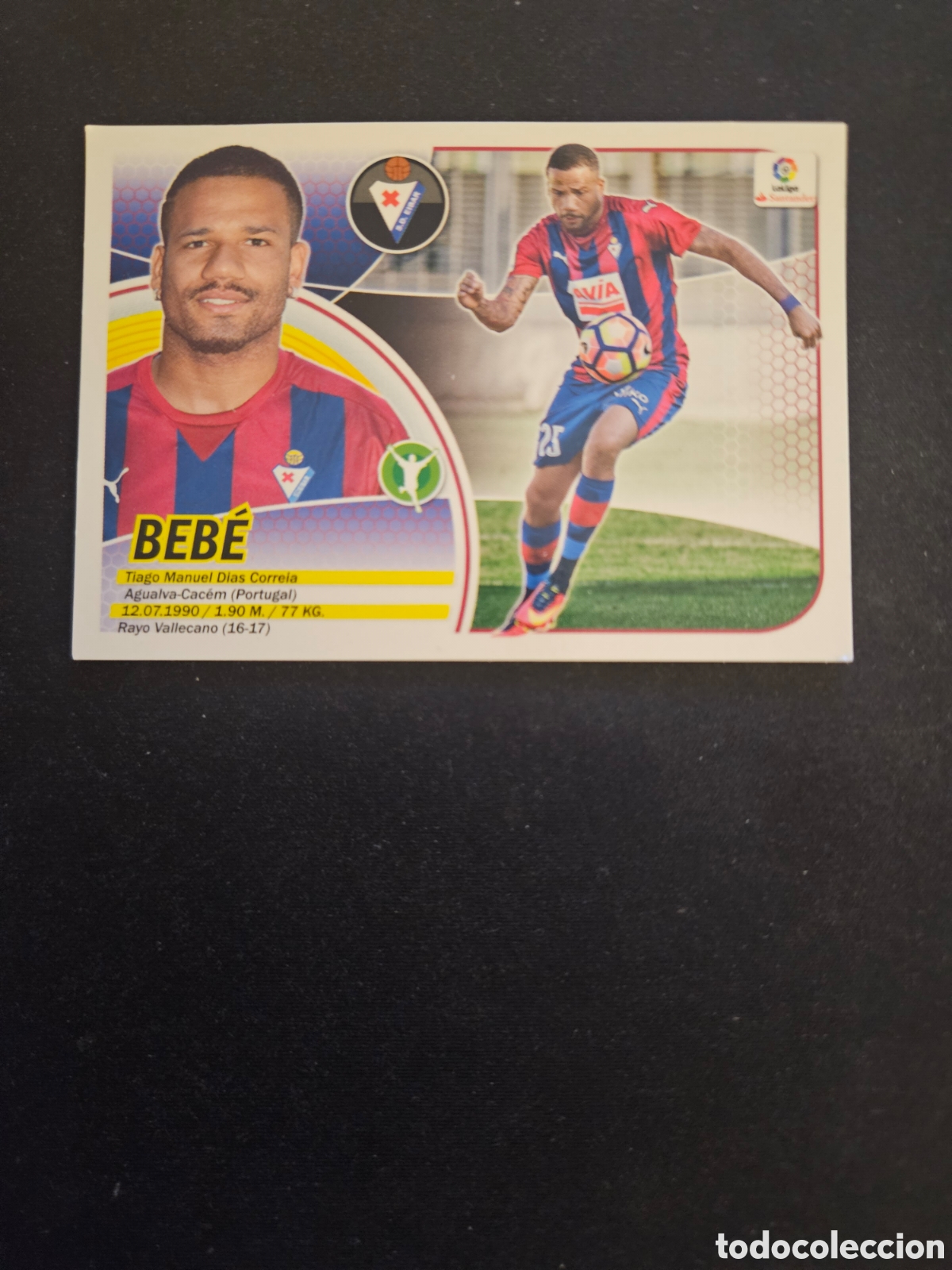 Cromos de f&uacute;tbol: BEB&Eacute; N&ordm; 10 &Uacute;LTIMOS FICHAJES EIBAR &ndash; LIGA ESTE 2016-17 PANINI 1/2
