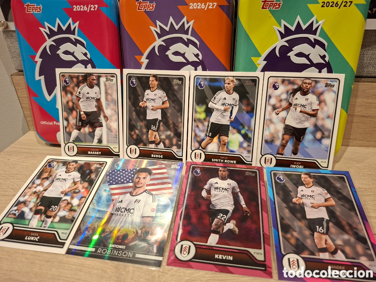 Football Stickers: Fulham Topps 2026/27 Flagship edition Premier League