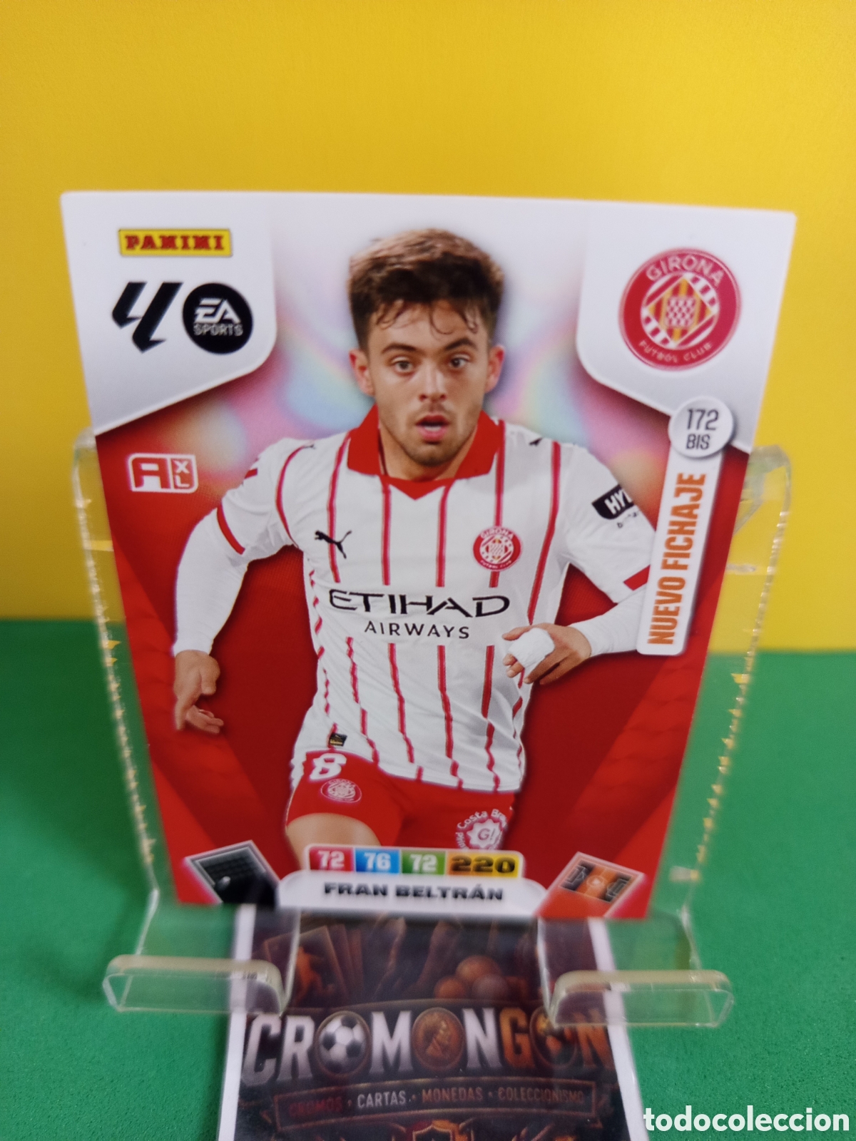 Cromos de f&uacute;tbol: ❇️ CROMO ⚽ CARD 172.BIS- FRAN BELTRAN (GIRONA) ADRENALYN XL LIGA 2025/26 (PANINI)) ❇️