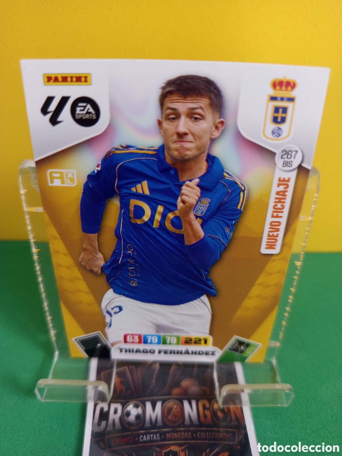 Cromos de f&uacute;tbol: ❇️ CROMO ⚽ CARD 267 BIS THIAGO FERN&Aacute;NDEZ (R. OVIEDO) ADRENALYN XL LIGA 2025/26 (PANINI) ❇️