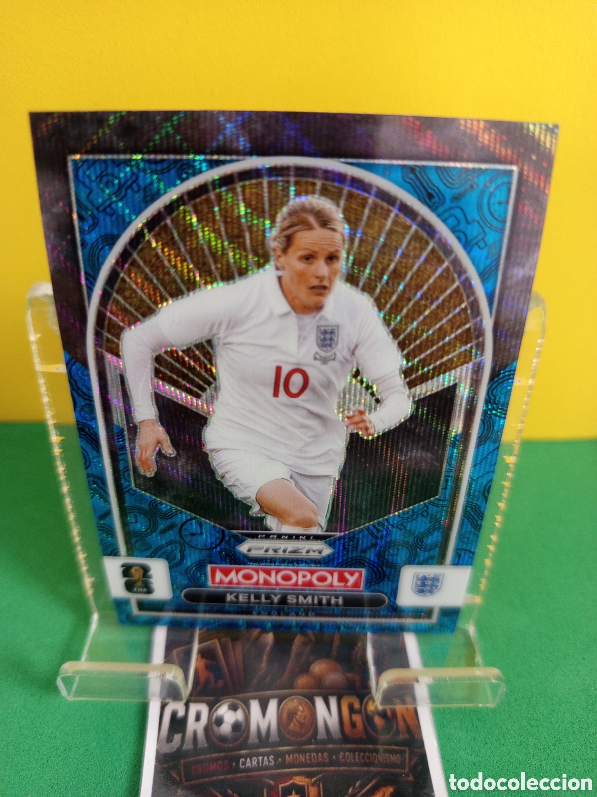 Cromos de f&uacute;tbol: ❇️ CROMO ⚽ CARD 97.- KELLY SMITH -BORDE AZUL- (INGLATERRA) MONOPOLY PRIZM MUNDIAL 2026 (PANINI) ❇️