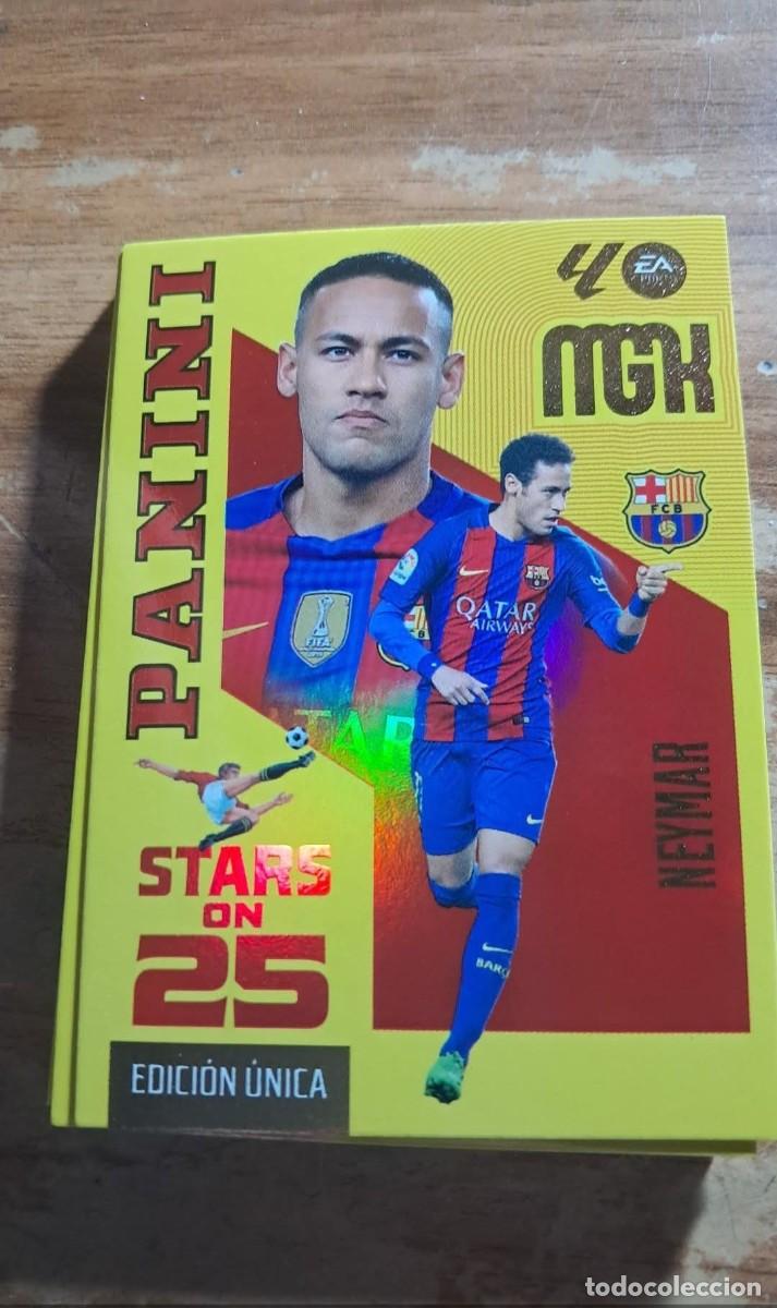 Cromos de f&uacute;tbol: CARD MEGACRACKS TEMPORADA 26/27: PANINI STARS ON 25 EDICI&Oacute;N &Uacute;NICA NEYMAR, N&deg; 446