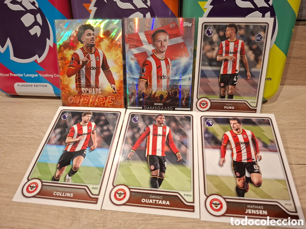 Football Stickers: Brentford Topps 2026/27 Flagship edition Premier League