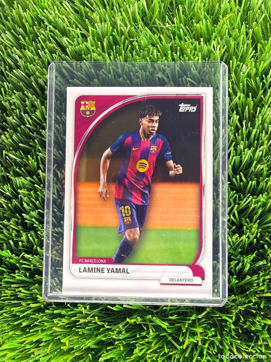 Cromos de f&uacute;tbol: N&ordm; 19 Lamine Yamal Topps FC Barcelona Fan Set 25 26