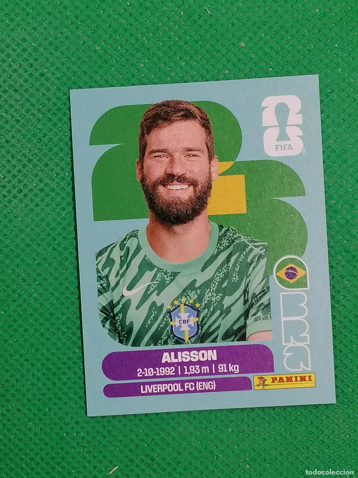Cromos de f&uacute;tbol: BRA 2 BRA2 ALISSON BRASIL ⚽ PANINI FIFA MUNDIAL WORLD CUP 26 2026 STICKER ⚽