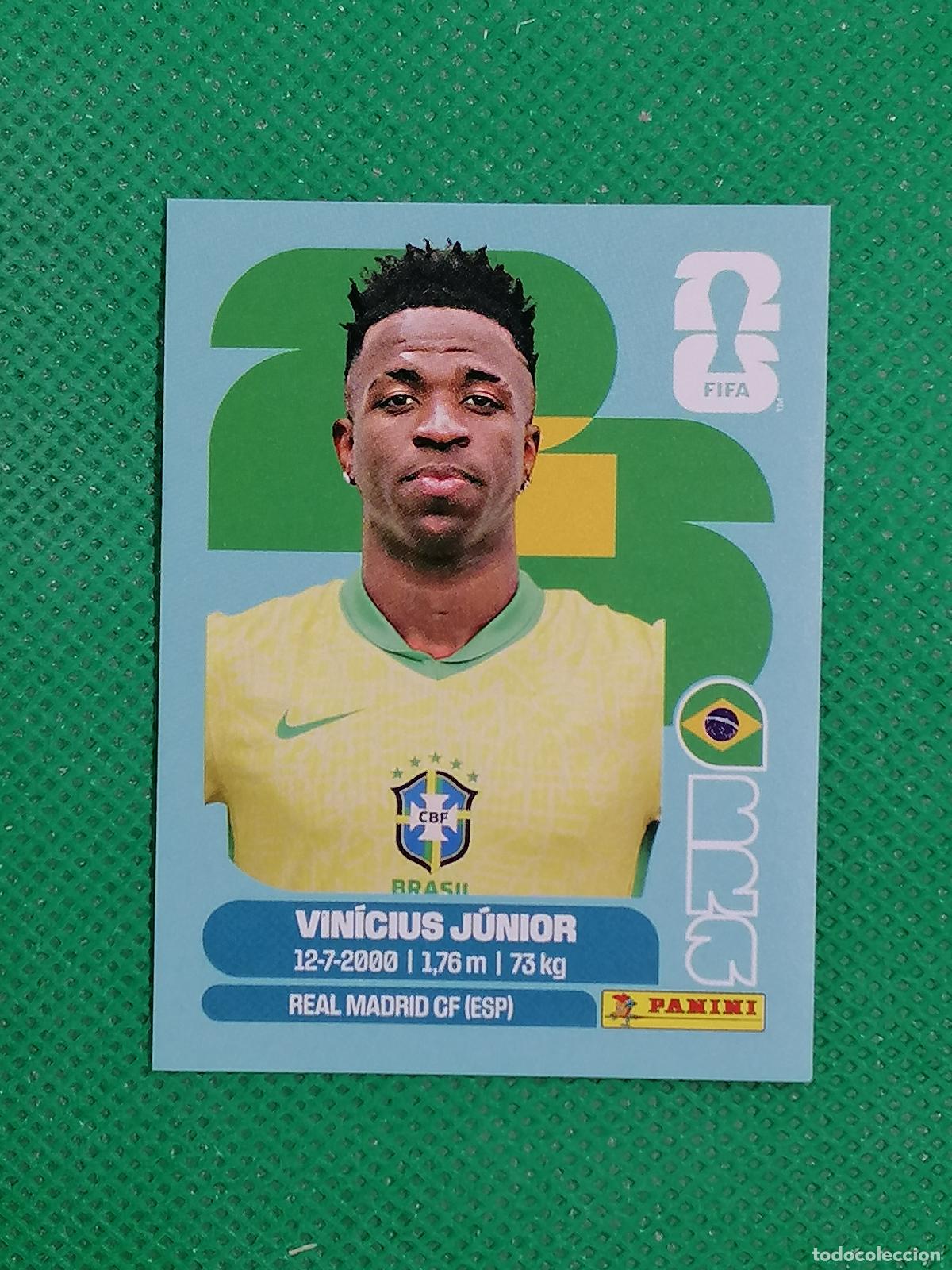 Cromos de f&uacute;tbol: BRA 14 BRA14 VINI JR BRASIL ⚽ PANINI FIFA MUNDIAL WORLD CUP 26 2026 STICKER ⚽