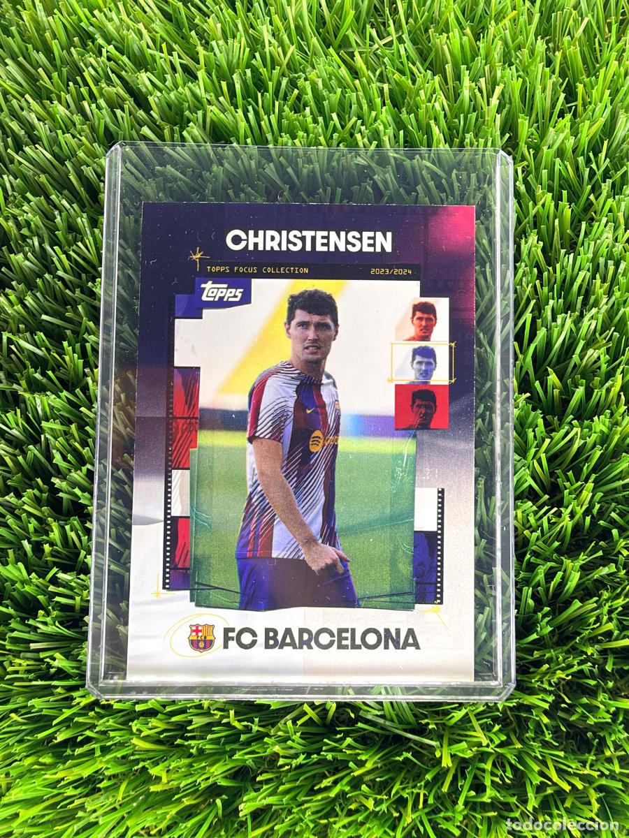 Cromos de f&uacute;tbol: N&ordm; 9 Andreas Christensen Topps FC Barcelona Focus 23 24
