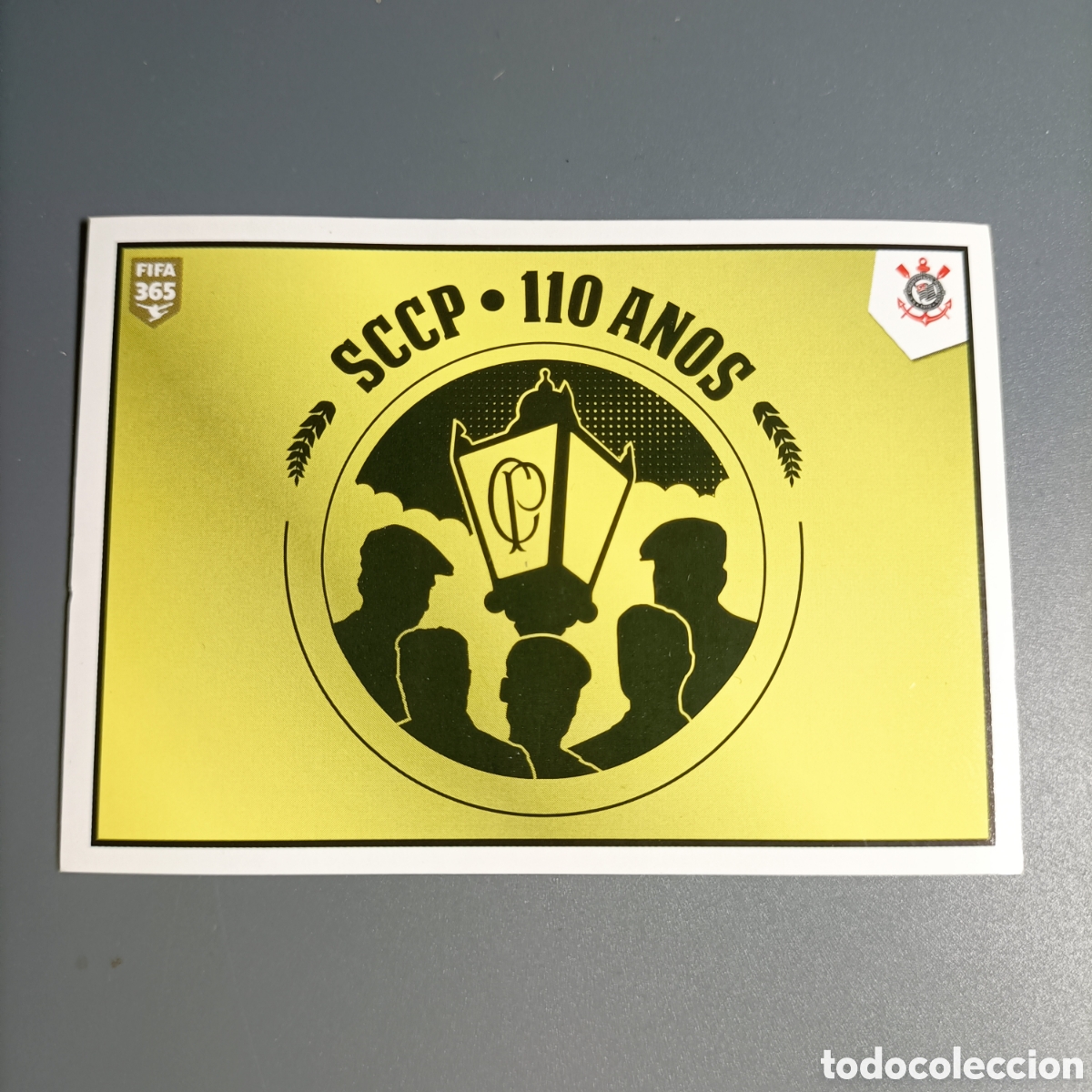 Cromos de f&uacute;tbol: STICKER PANINI ALBUM 2021. FIFA 365 (SC CORINTHIANS) №357 BUS / FANS