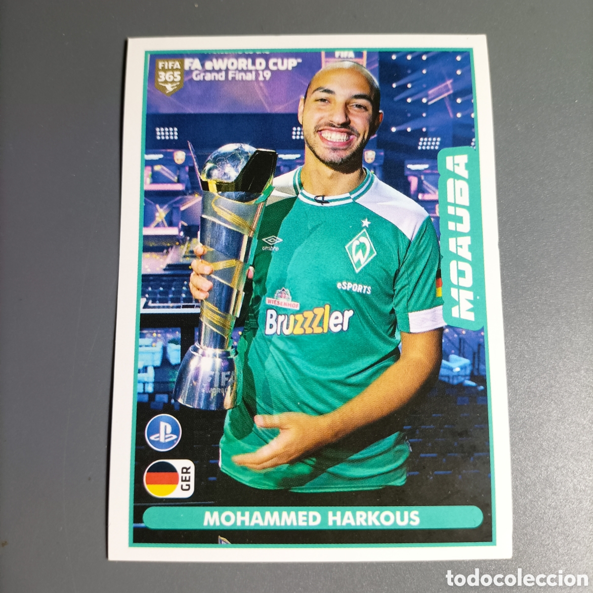Cromos de f&uacute;tbol: STICKER PANINI ALBUM 2021. FIFA 365 №24 MOHAMMED HARKOUS / FIFA WC 2020