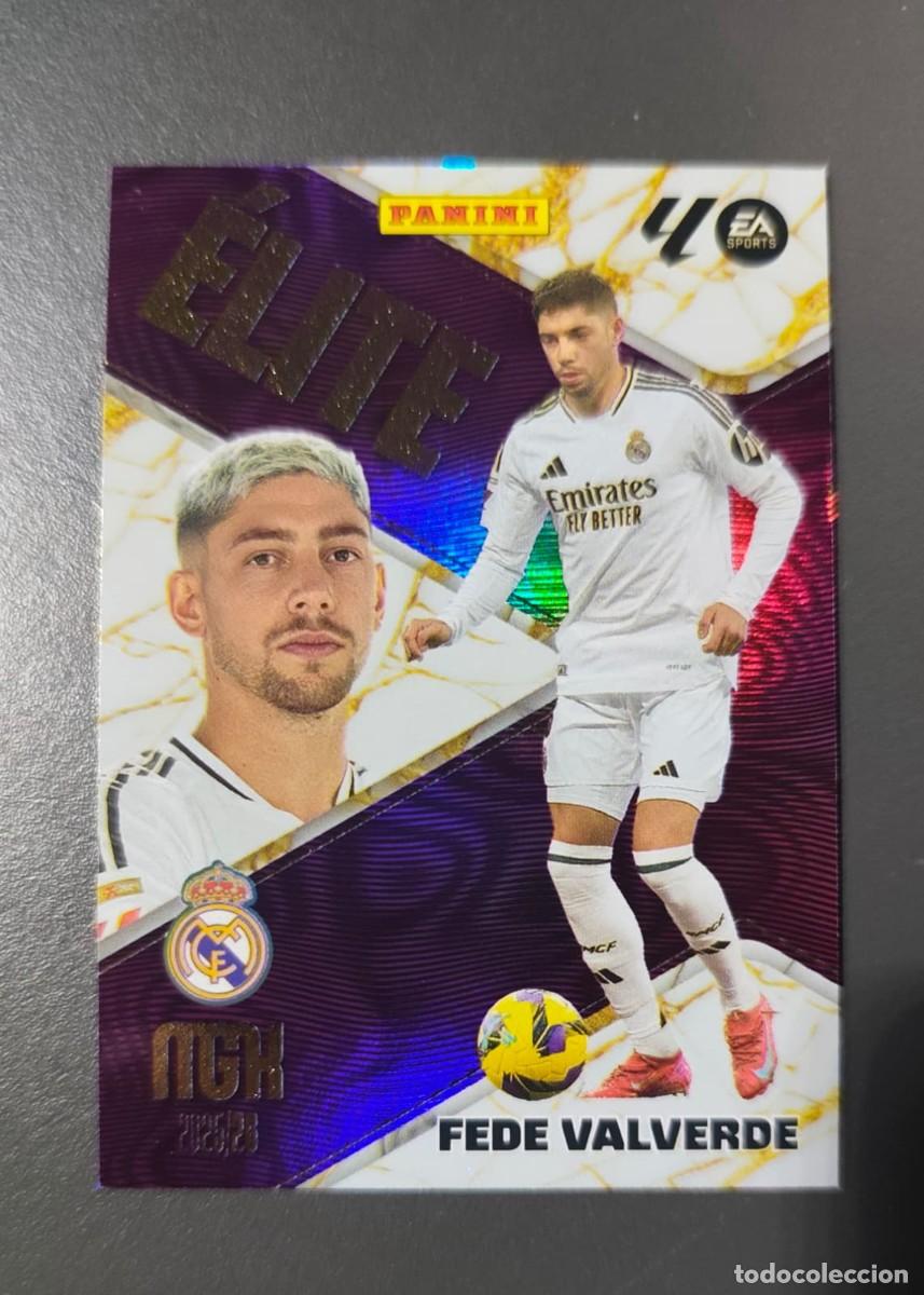 Cromos de f&uacute;tbol: MEGACRACKS PANINI LIGA 2025 2026 25 26 - CARD 5 Fede Valverde &Eacute;lite REAL MADRID