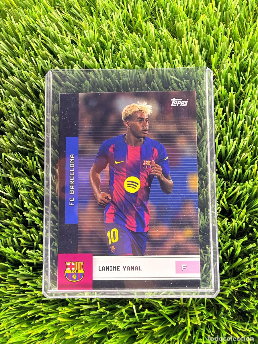 Cromos de f&uacute;tbol: N&ordm; 14 Lamine Yamal Topps FC Barcelona Team Set 25 26