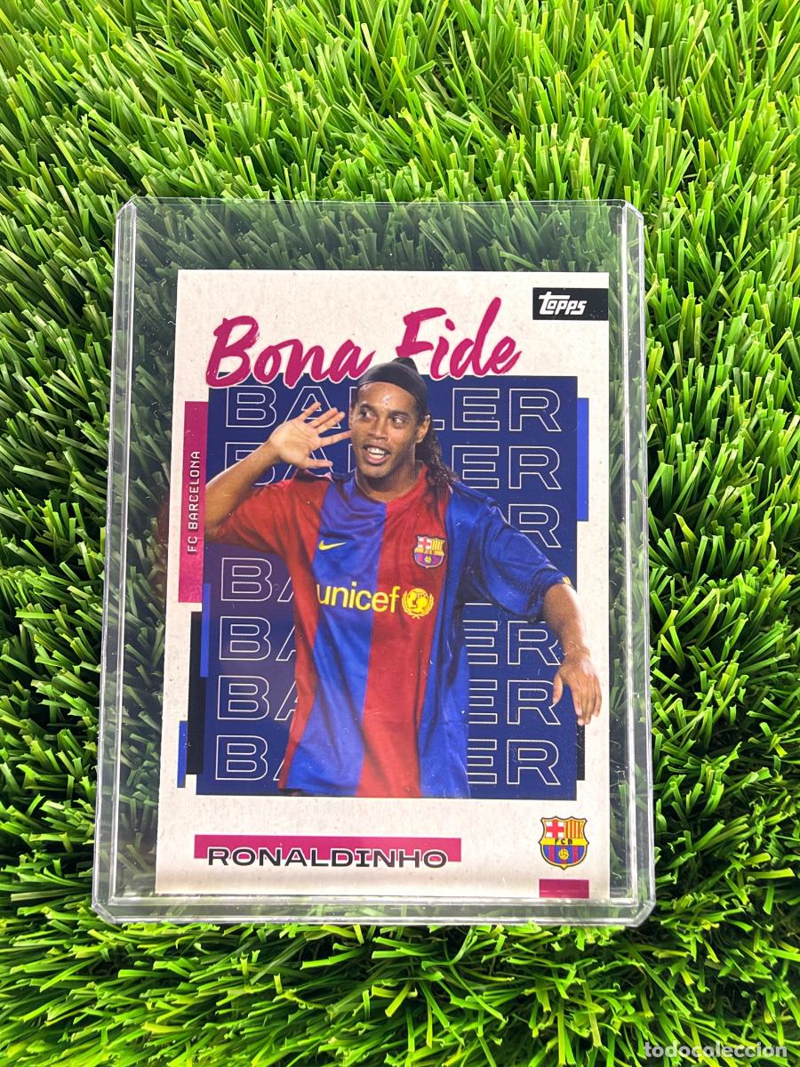 Cromos de f&uacute;tbol: N&ordm; 25 Ronaldinho Bonafide Baller Topps FC Barcelona Team Set 25 26