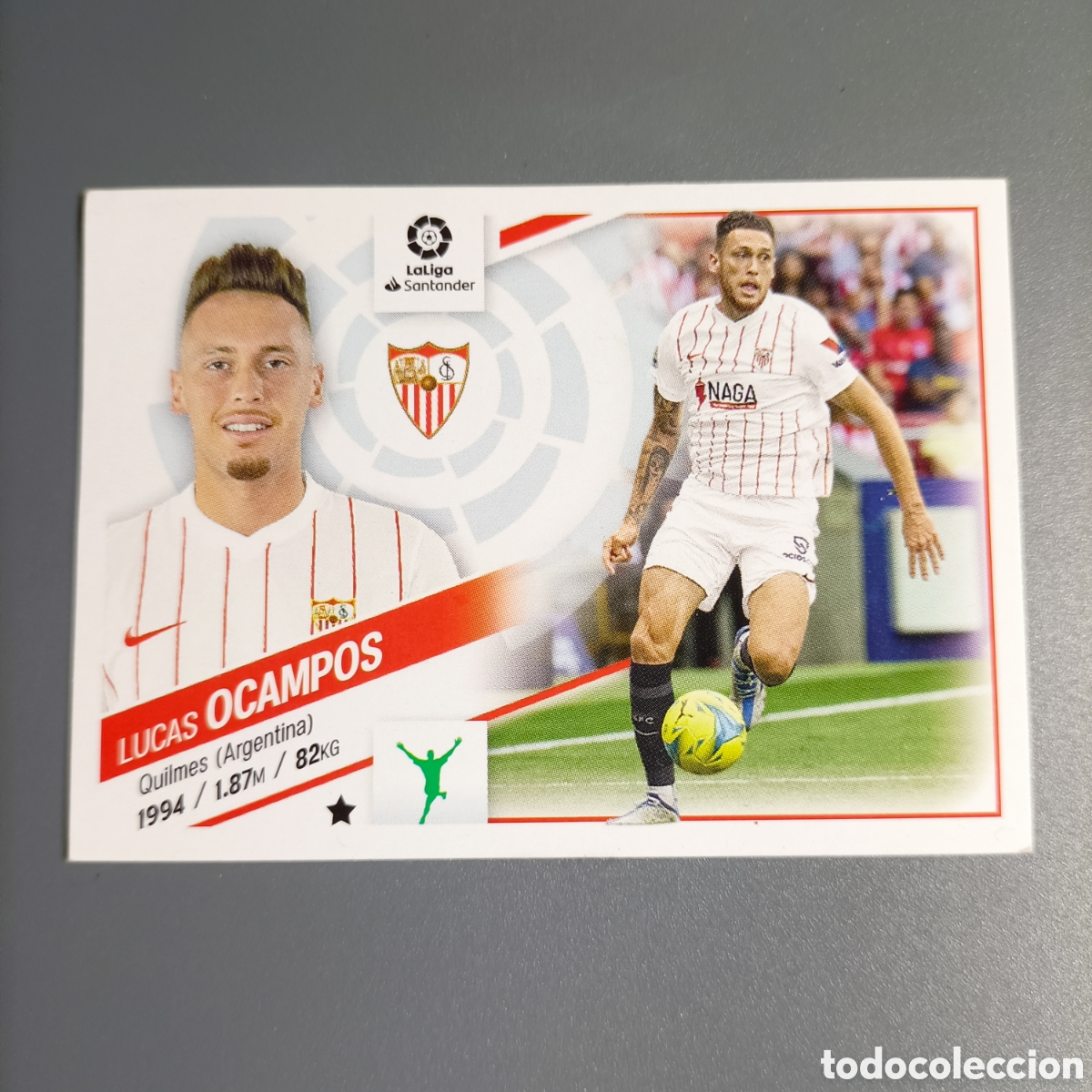 Cromos de f&uacute;tbol: CROMO ESTE. LIGA 2022-2023 (SEVILLA) №17 OCAMPOS