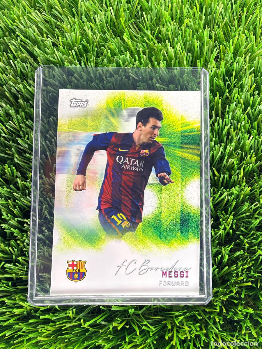 Cromos de f&uacute;tbol: N&ordm; 27 Lionel Messi Pitch Pursuits Topps FC Barcelona Team Set 25 26