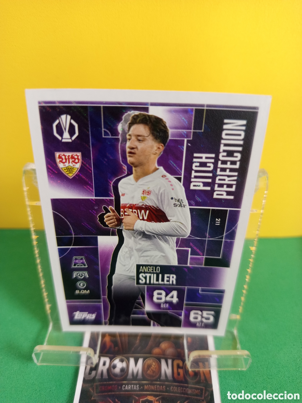Cromos de f&uacute;tbol: ❇️ CROMO ⚽ 211 ANGELO STILLER - STUTTGART - (PITCH PERFECTION) MATCH ATTAX EXTRA CHAMPIONS 25 26 ❇️
