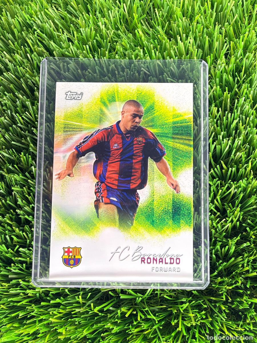 Cromos de f&uacute;tbol: N&ordm; 32 Ronaldo Pitch Pursuits Topps FC Barcelona Team Set 25 26
