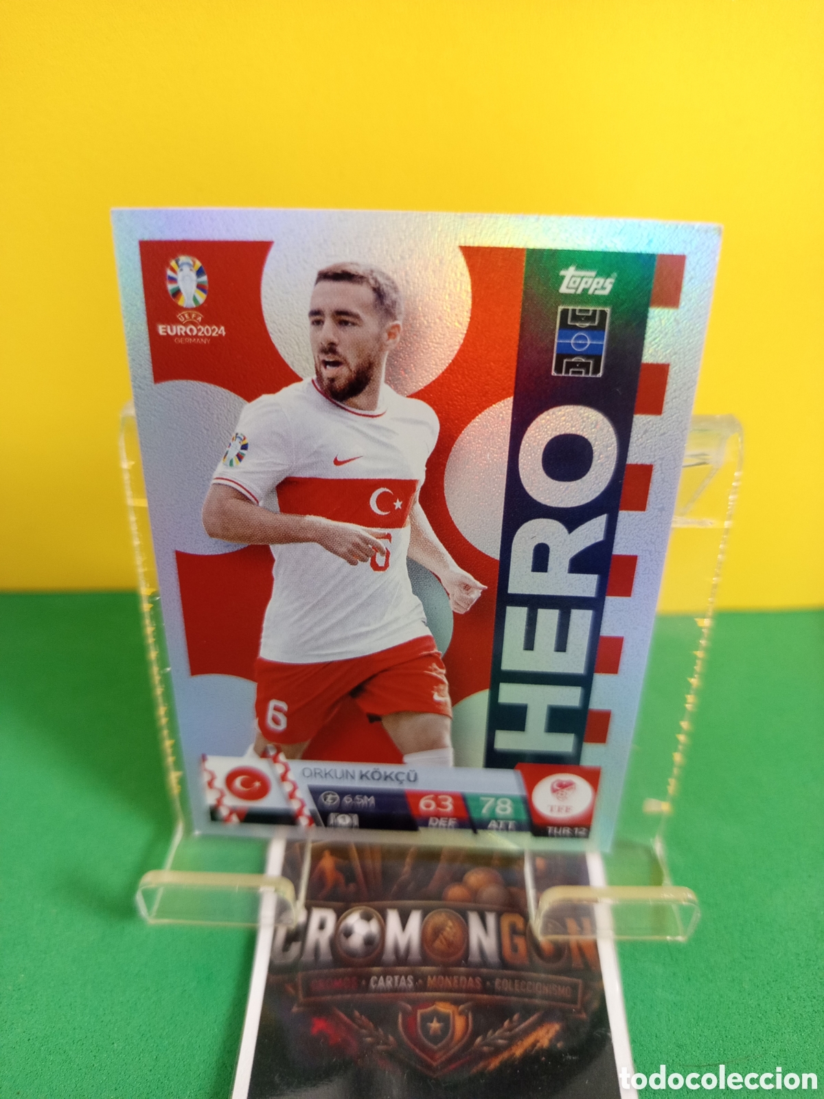 Cromos de f&uacute;tbol: ❇️ CROMO ⚽ 12.- K&Ouml;K&Ccedil;&Uuml; -CAPTAIN- (TURQUIA) - MATCH ATTAX EUROCOPA 2024 - EURO 2024 ❇️