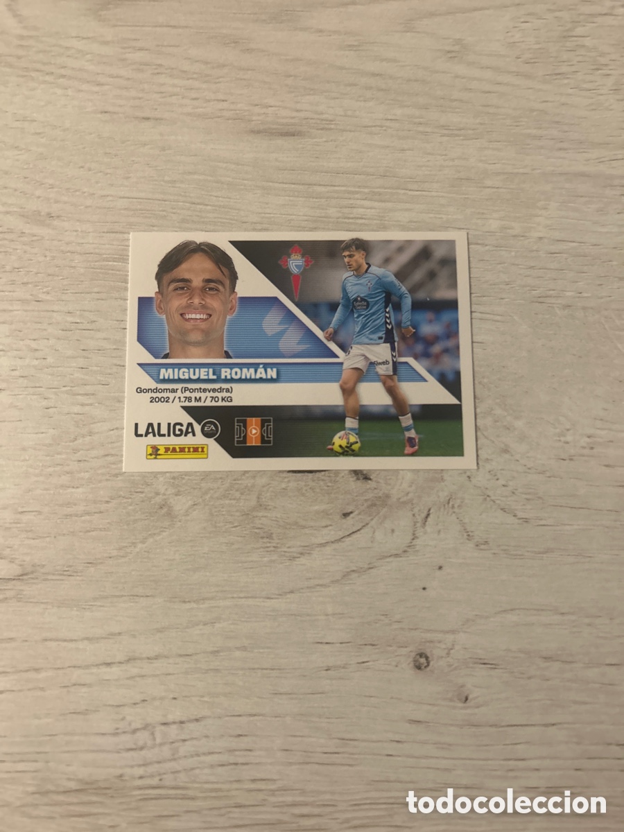 Cromos de f&uacute;tbol: Miguel Rom&aacute;n 12 fjfjfjfkk