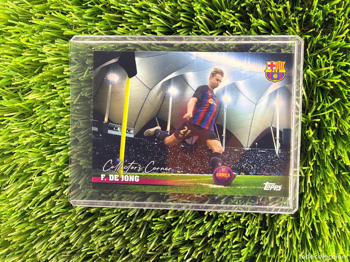Cromos de f&uacute;tbol: N&ordm; 37 Frenkie de Jong Collectors Corner Topps FC Barcelona Team Set 25 26