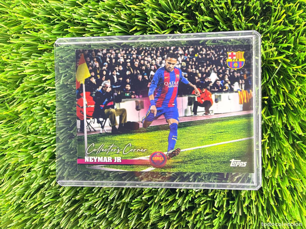 Cromos de f&uacute;tbol: N&ordm; 39 Neymar Jr Collectors Corner Topps FC Barcelona Team Set 25 26