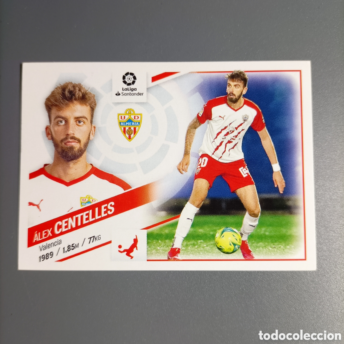 Cromos de f&uacute;tbol: CROMO ESTE. LIGA 2022-2023 (ALMER&Iacute;A) №9B CENTELLES
