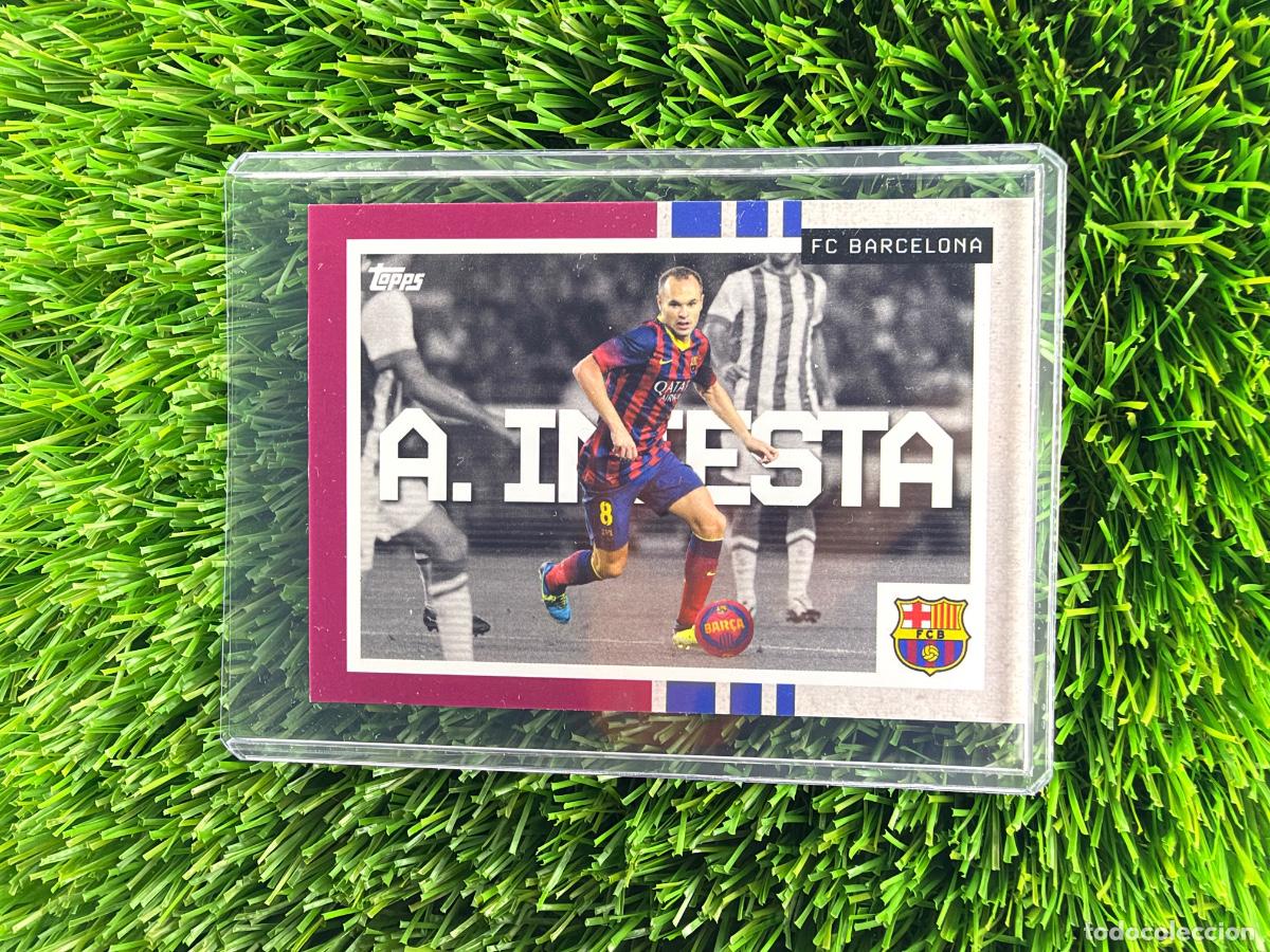 Cromos de f&uacute;tbol: N&ordm; 41 Andr&eacute;s Iniesta We Want The Ball Topps FC Barcelona Team Set 25 26