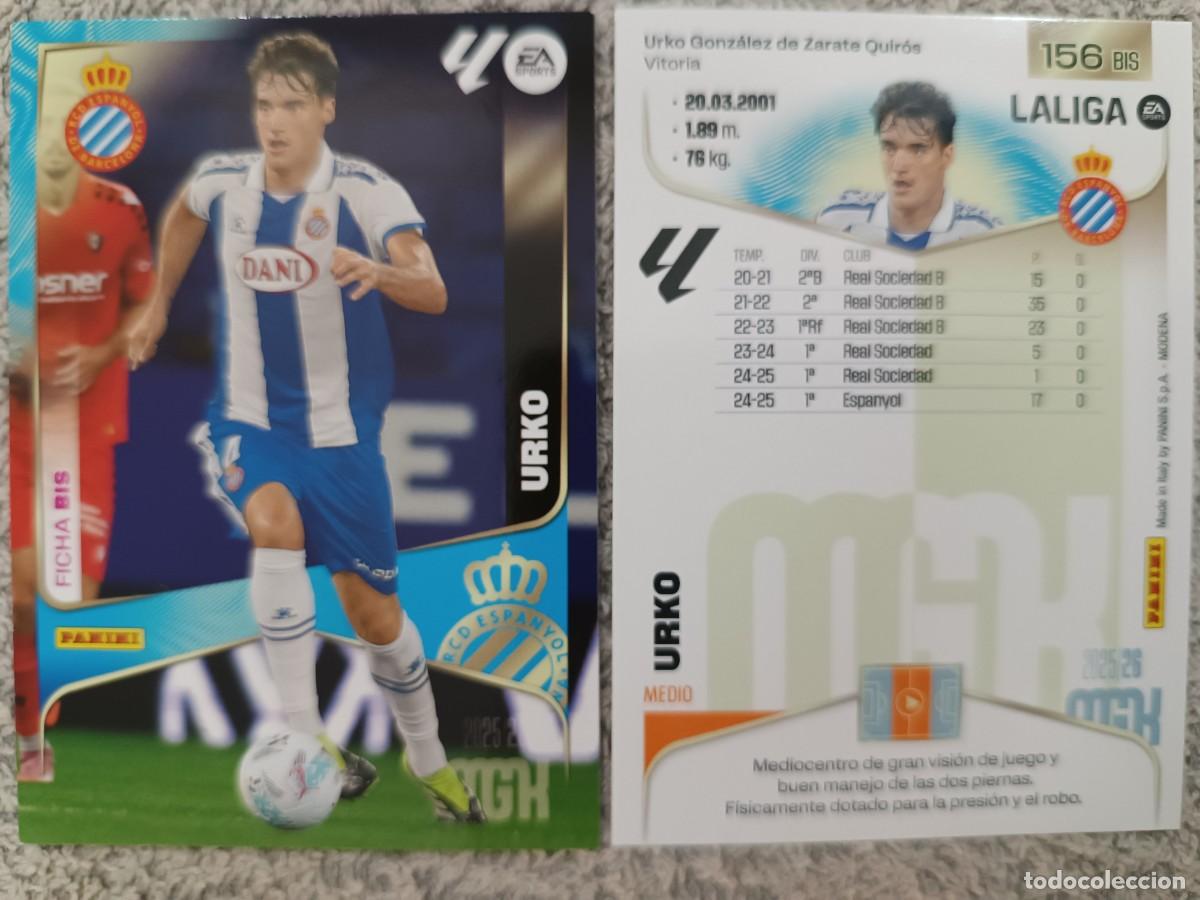 Cromos de f&uacute;tbol: MEGACRACKS 2025-2026 156 BIS URKO