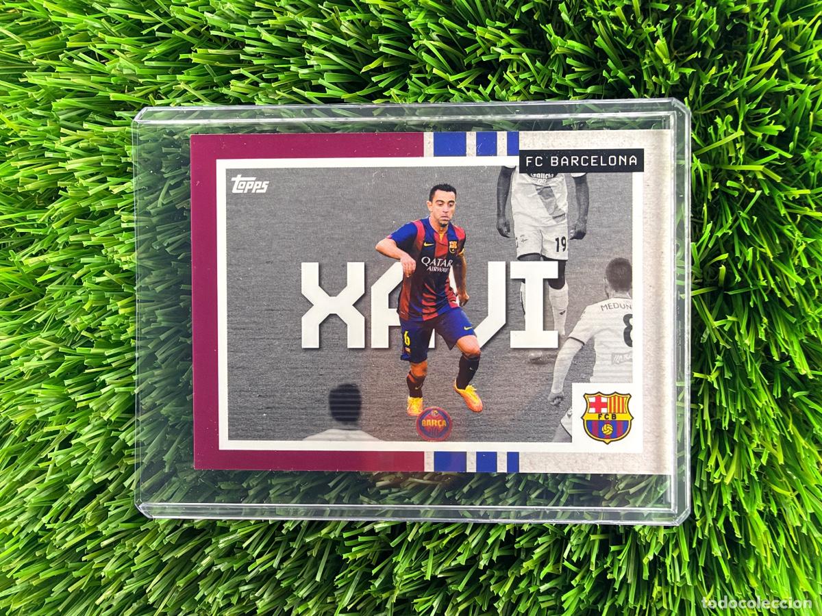 Cromos de f&uacute;tbol: N&ordm; 49 Xavi Hern&aacute;ndez We Want The Ball Topps FC Barcelona Team Set 25 26