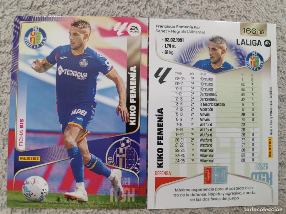 Cromos de f&uacute;tbol: MEGACRACKS 2025-2026 166 BIS KIKO FEMENIA