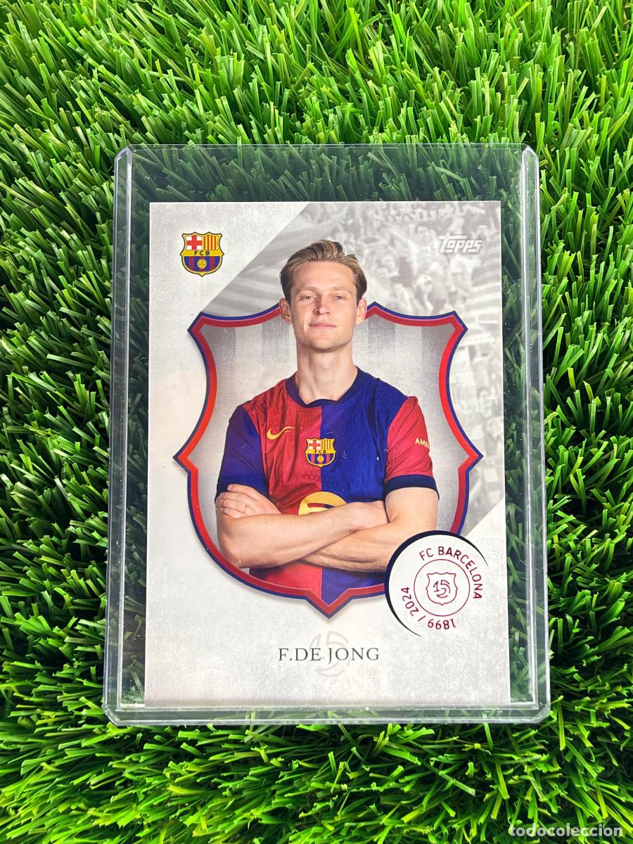 Cromos de f&uacute;tbol: N&ordm; 12 Frenkie de Jong FC Barcelona Topps FC Barcelona 125 Aniversario 24 25