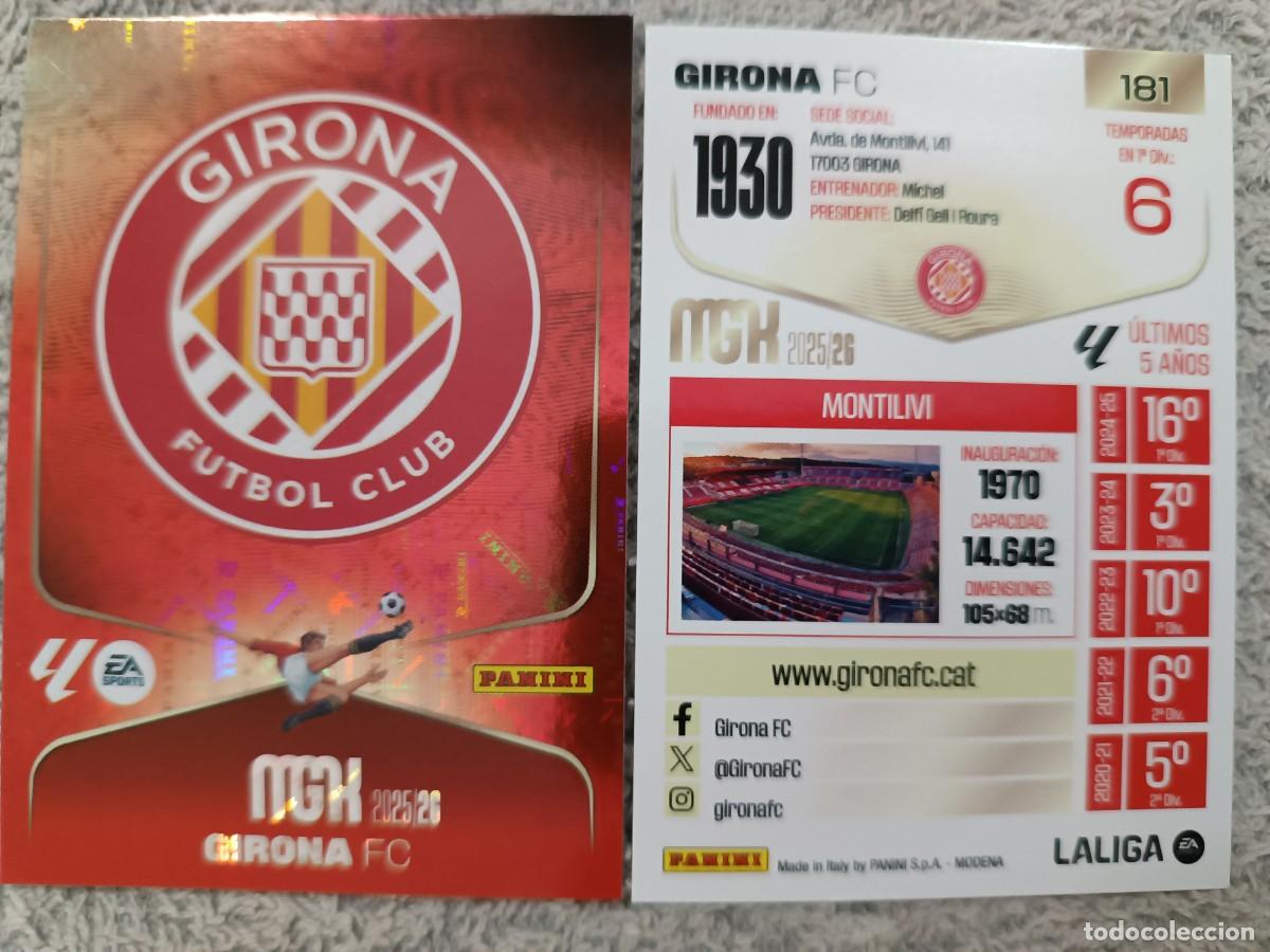 Cromos de f&uacute;tbol: MEGACRACKS 2025-2026 181 GIRONA FC