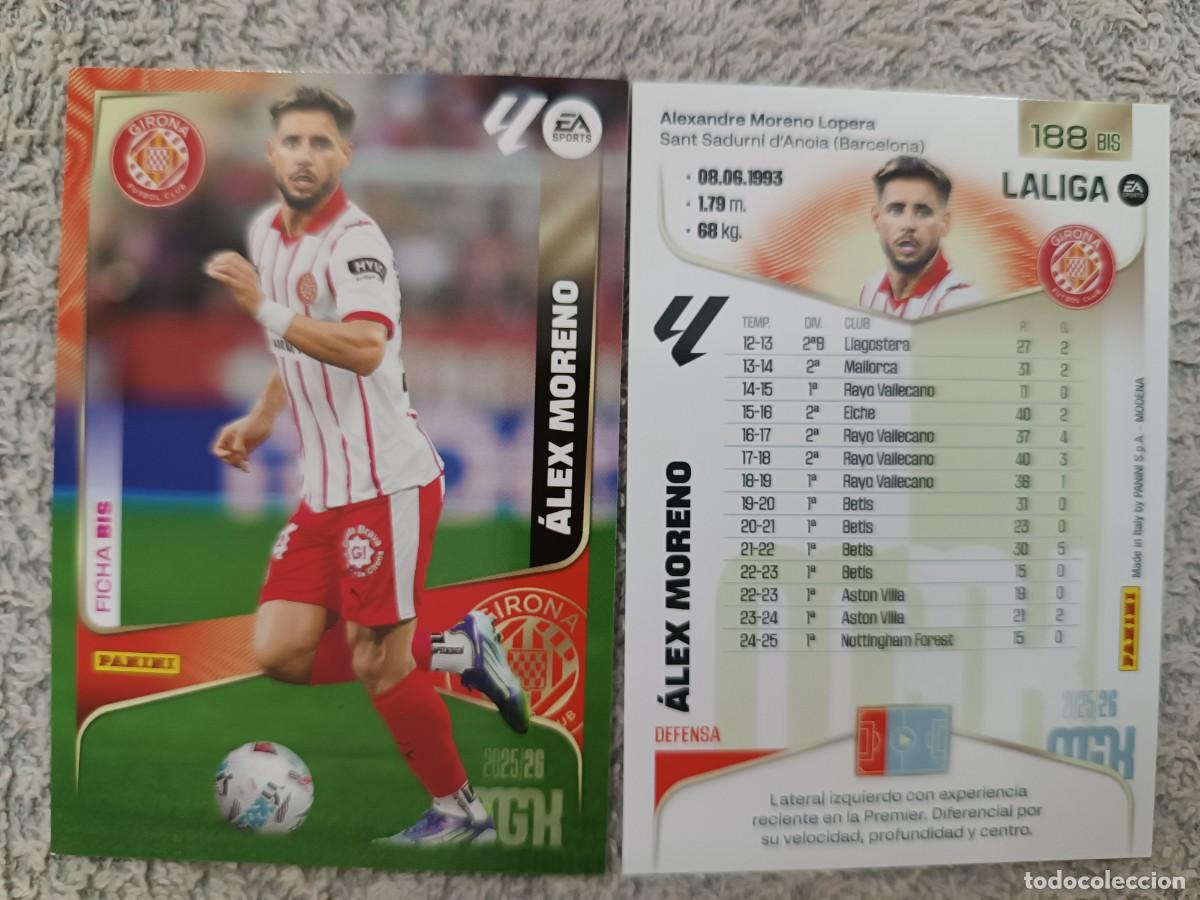 Cromos de f&uacute;tbol: MEGACRACKS 2025-2026 188 BIS ALEX MORENO
