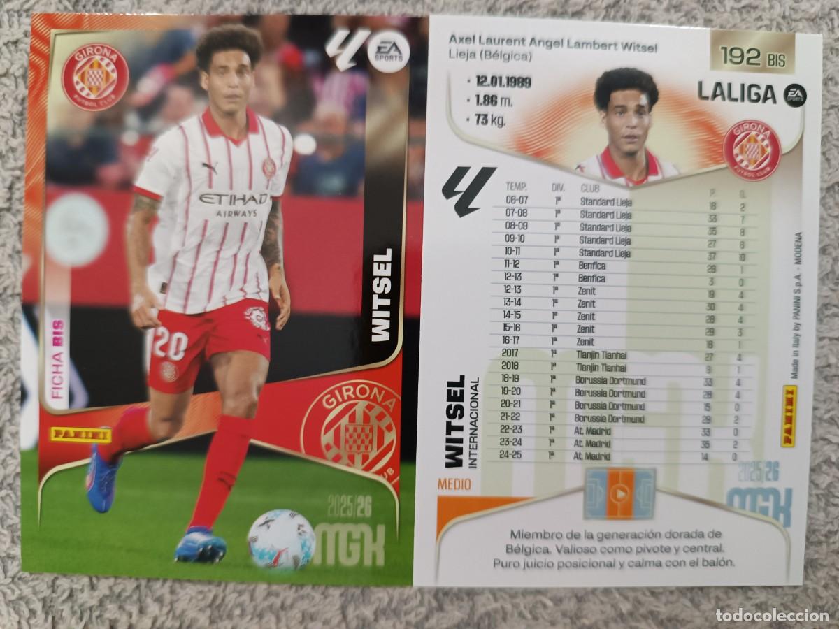 Cromos de f&uacute;tbol: MEGACRACKS 2025-2026 192 BIS WITSEL