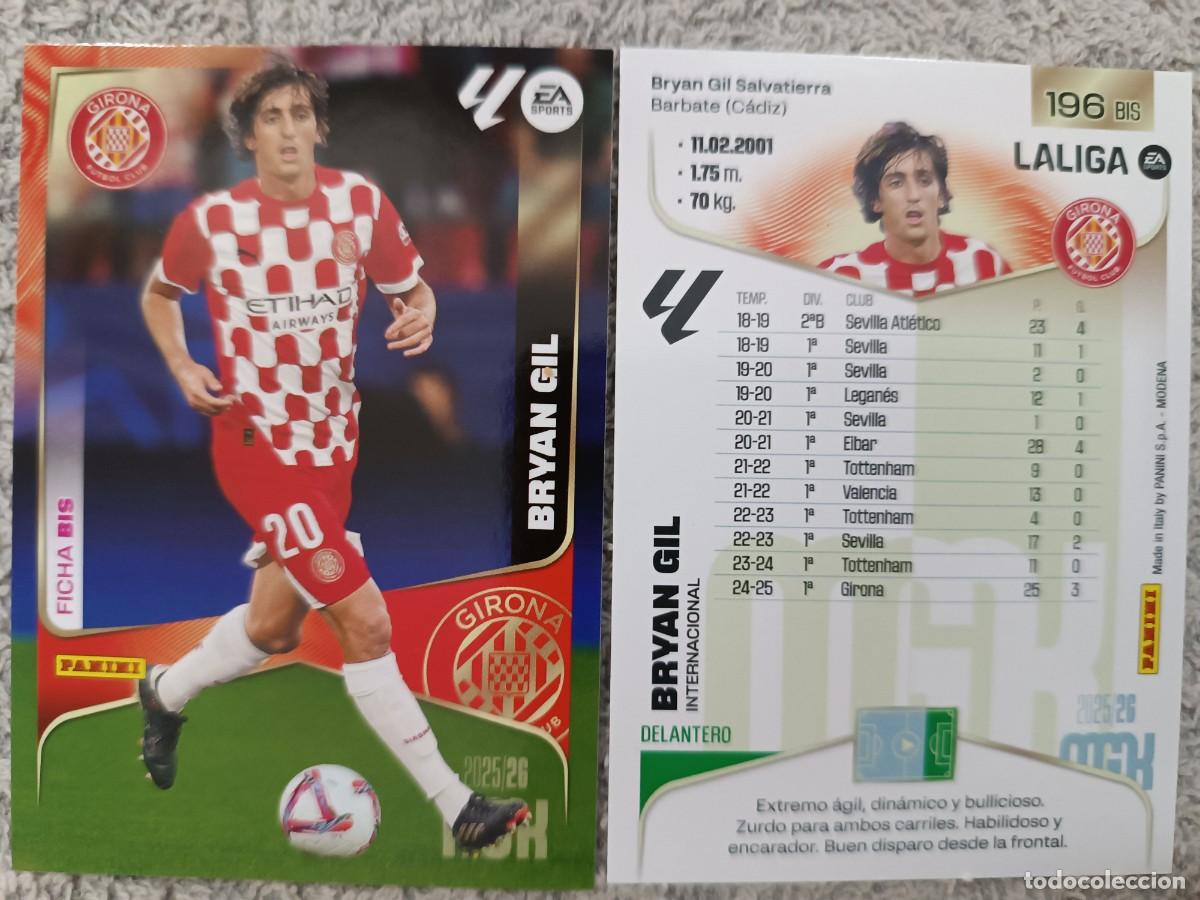 Cromos de f&uacute;tbol: MEGACRACKS 2025-2026 196 BIS BRYAN GIL