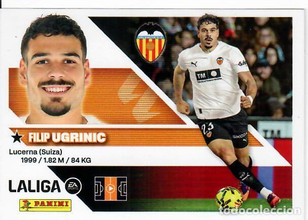 Cromos de f&uacute;tbol: CROMO PANINI LIGA ESTE 26 27 - N&ordm; 15 - UGRINIC - VALENCIA