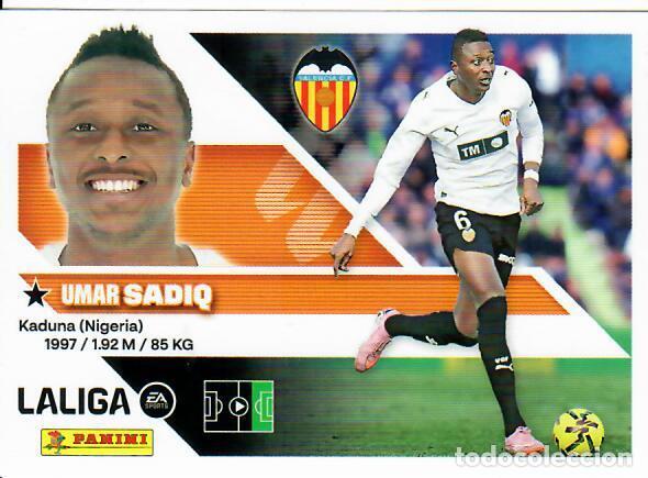 Cromos de f&uacute;tbol: CROMO PANINI LIGA ESTE 26 27 - N&ordm; 20 A - SADIQ - VALENCIA