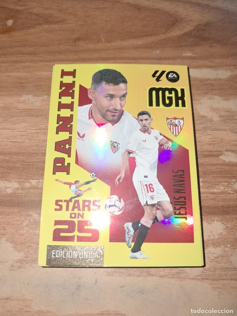 Cromos de f&uacute;tbol: CARD MEGACRACKS TEMPORADA 26/27: PANINI STARS ON 25 EDICI&Oacute;N &Uacute;NICA JESUS NAVAS, N&deg; 437
