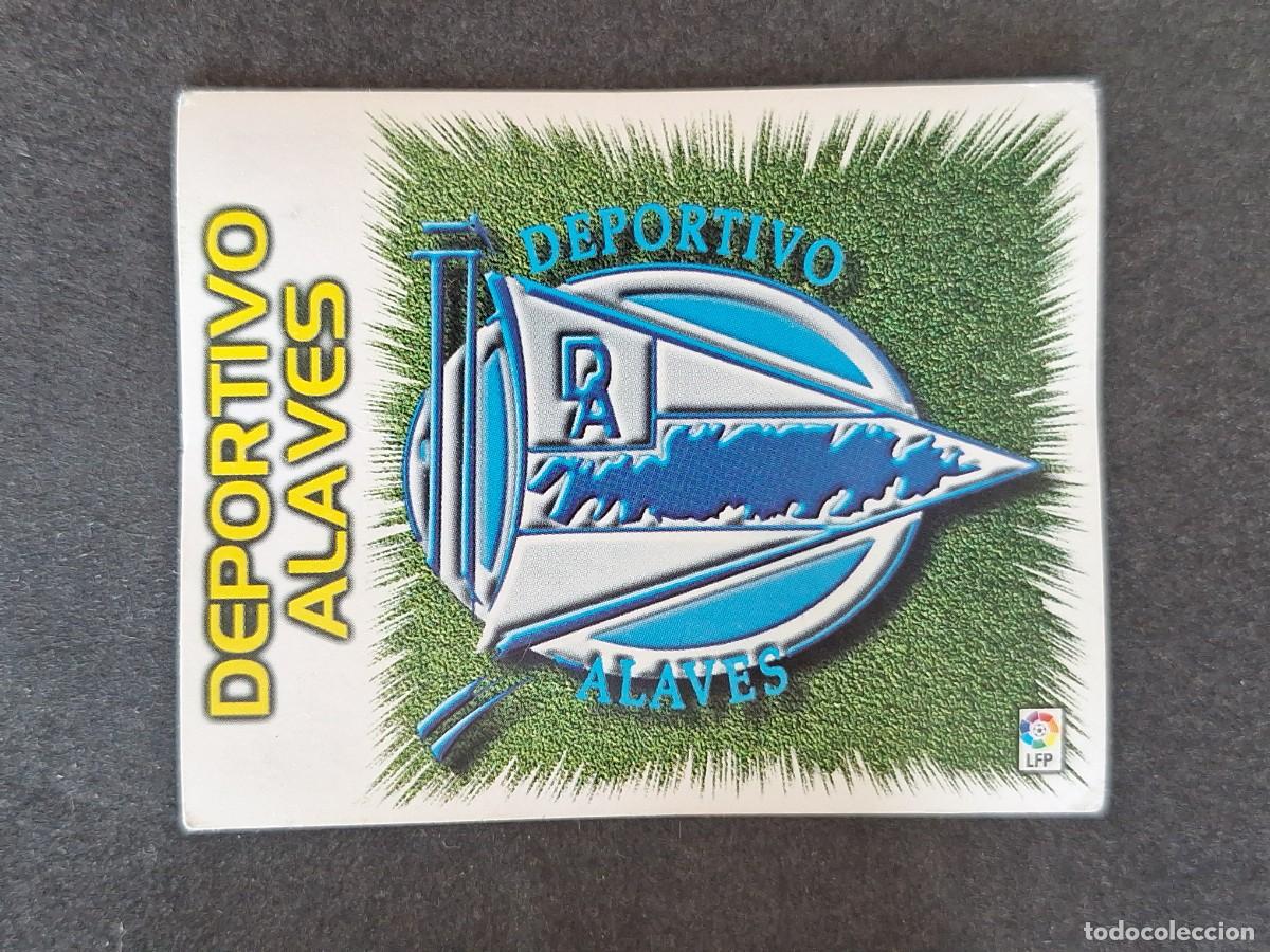 Cromos de f&uacute;tbol: L5 ESCUDO DEPORTIVO ALAVES LIGA ESTE 1999 2000 99 00 NUNCA PEGADO SIN PEGAR