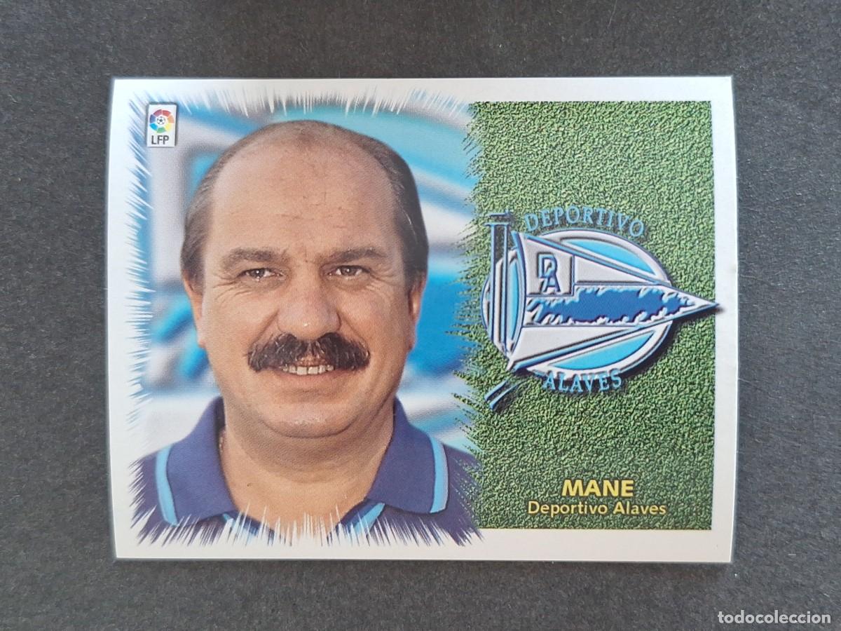 Cromos de f&uacute;tbol: L5 MANE ENTRENADOR DEPORTIVO ALAVES LIGA ESTE 1999 2000 99 00 NUNCA PEGADO SIN PEGAR