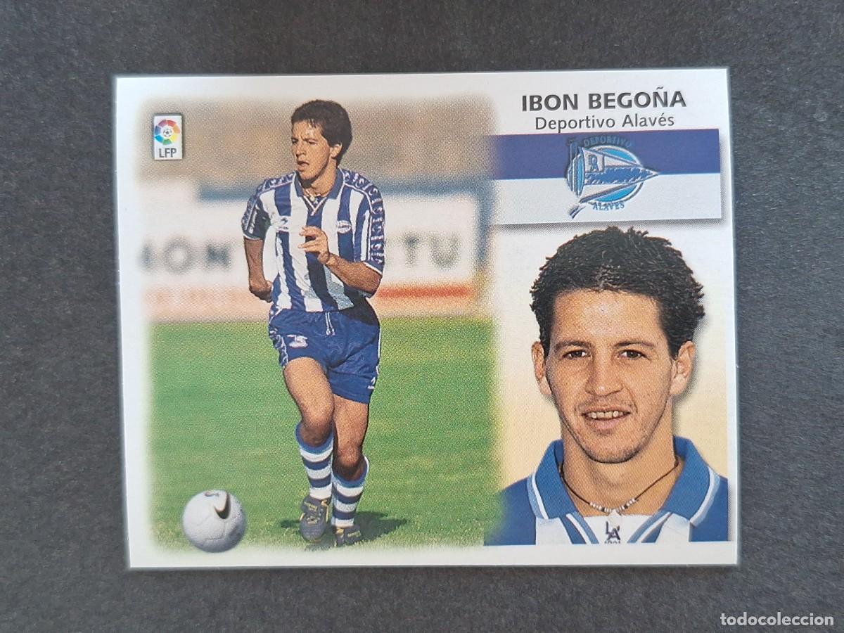 Cromos de f&uacute;tbol: L5 IBON BEGO&Ntilde;A DEPORTIVO ALAVES LIGA ESTE 1999 2000 99 00 NUNCA PEGADO SIN PEGAR
