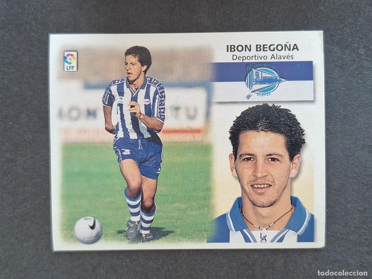Cromos de f&uacute;tbol: L5 IBON BEGO&Ntilde;A DEPORTIVO ALAVES LIGA ESTE 1999 2000 99 00 NUNCA PEGADO SIN PEGAR