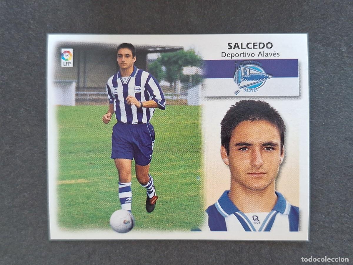 Cromos de f&uacute;tbol: L5 SALCEDO DEPORTIVO ALAVES LIGA ESTE 1999 2000 99 00 NUNCA PEGADO SIN PEGAR