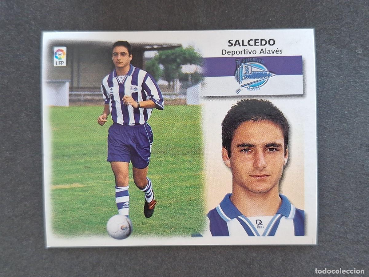 Cromos de f&uacute;tbol: L5 SALCEDO DEPORTIVO ALAVES LIGA ESTE 1999 2000 99 00 NUNCA PEGADO SIN PEGAR