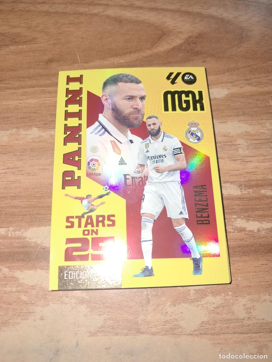 Cromos de f&uacute;tbol: CARD MEGACRACKS TEMPORADA 26/27: PANINI STARS ON 25 EDICI&Oacute;N &Uacute;NICA BENZEMA, N&deg; 441