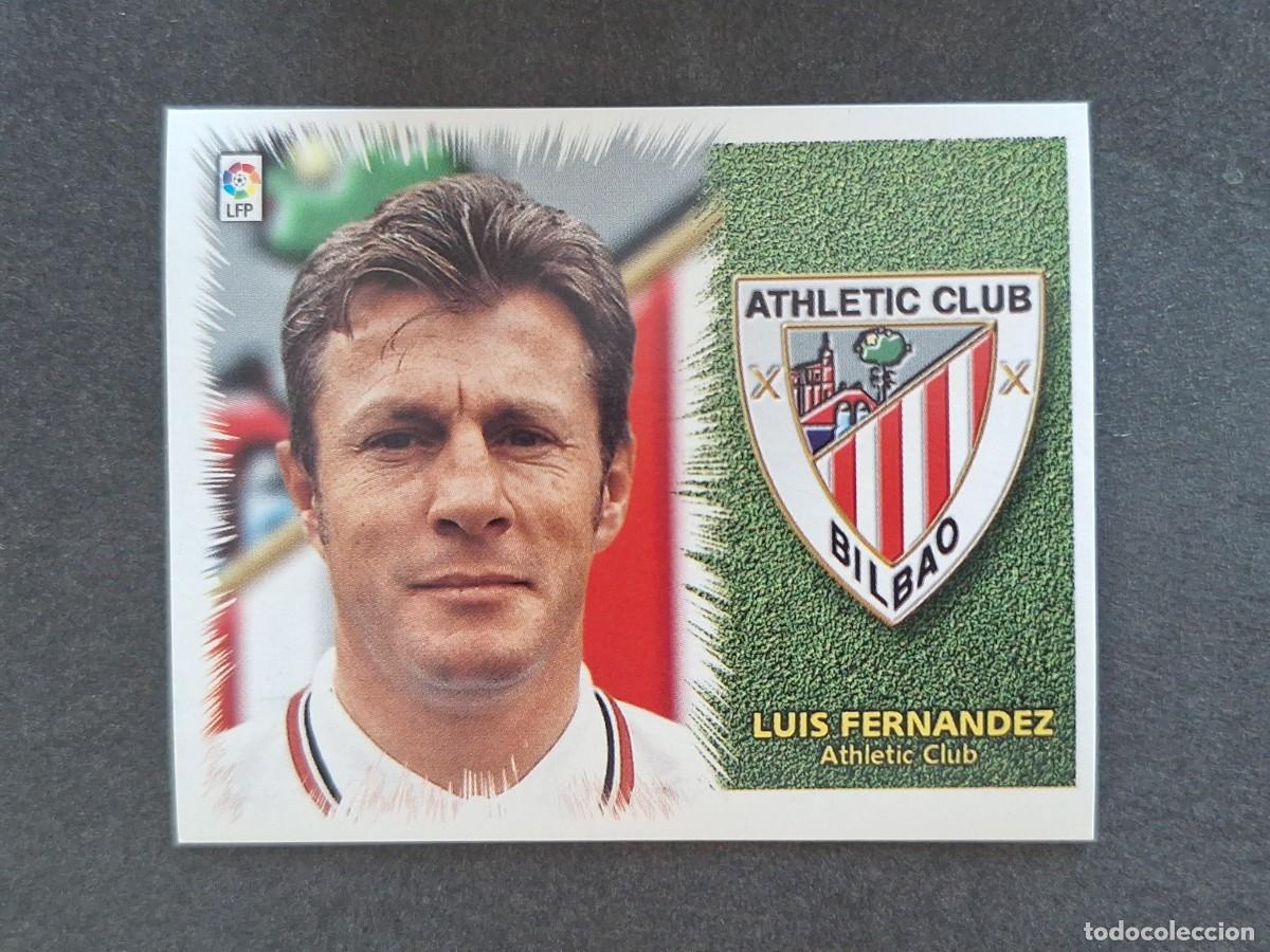 Cromos de f&uacute;tbol: L5 LUIS FERNANDEZ ENTRENADOR ATHLETIC DE BILBAO LIGA ESTE 1999 2000 99 00 NUNCA PEGADO SIN PEGAR