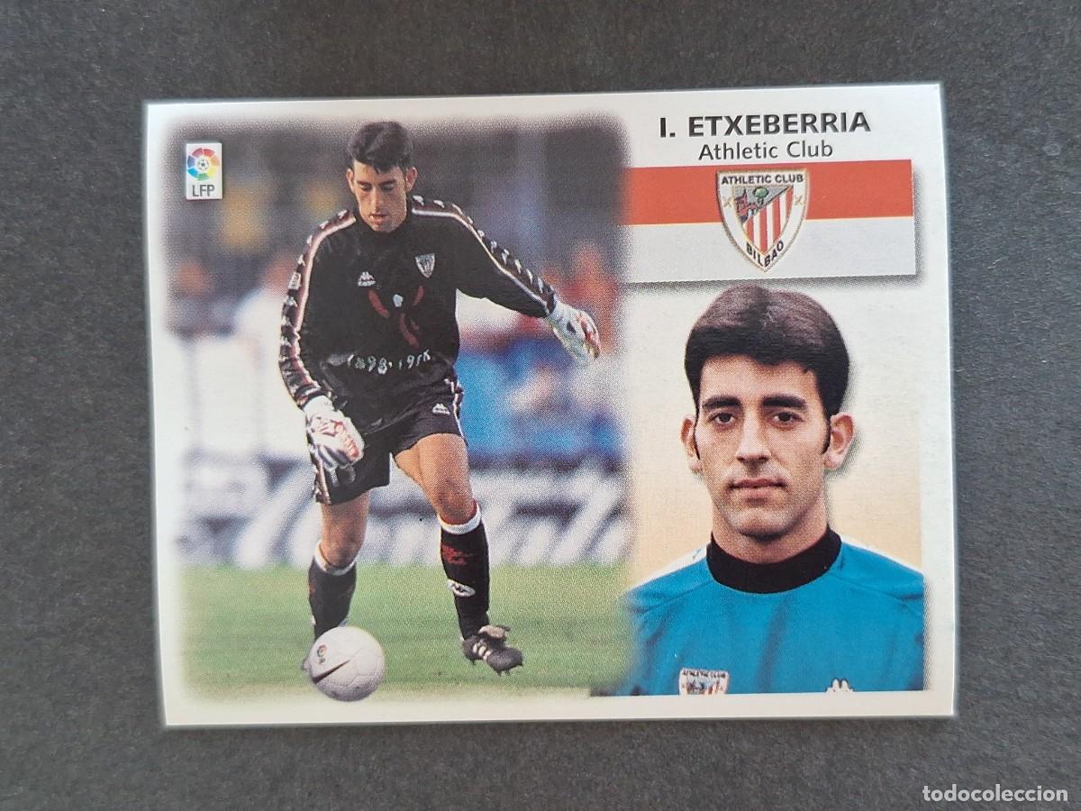 Cromos de f&uacute;tbol: L5 IMANOL ETXEBERRIA ATHLETIC CLUB DE BILBAO LIGA ESTE 1999 2000 99 00 NUNCA PEGADO SIN PEGAR