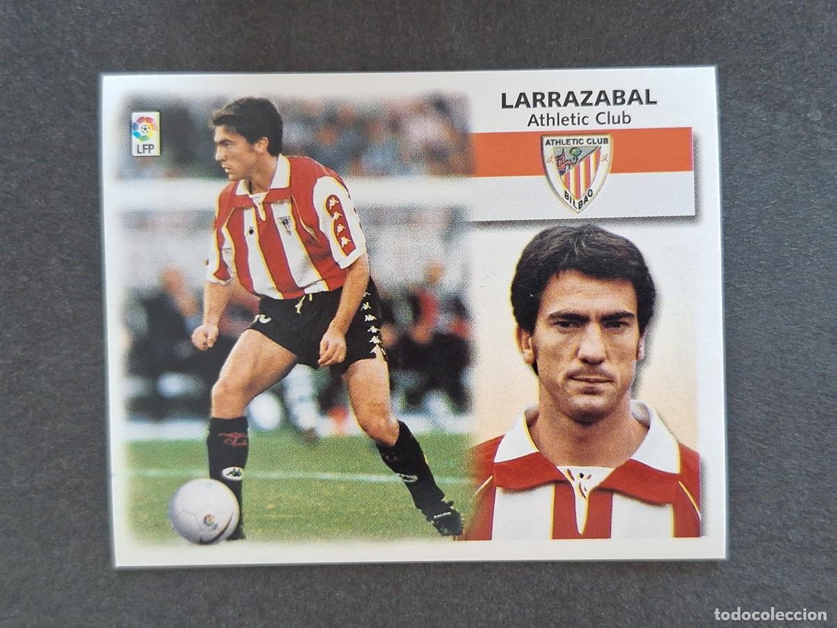 Cromos de f&uacute;tbol: L5 LARRAZABAL ATHLETIC CLUB DE BILBAO LIGA ESTE 1999 2000 99 00 NUNCA PEGADO SIN PEGAR