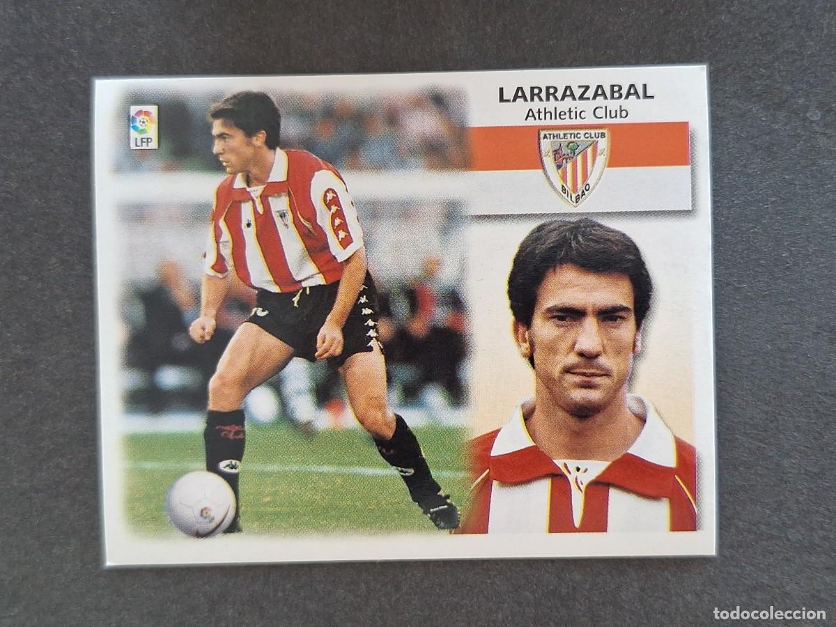 Cromos de f&uacute;tbol: L5 LARRAZABAL ATHLETIC CLUB DE BILBAO LIGA ESTE 1999 2000 99 00 NUNCA PEGADO SIN PEGAR